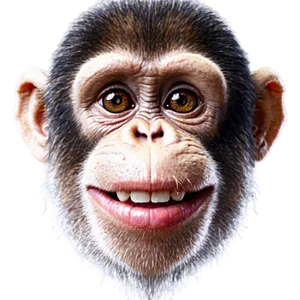 Cheeky Monkey Face Png Usd PNG Image