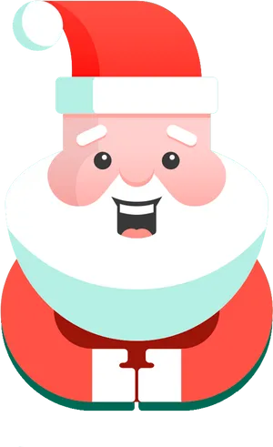 Cheerful Cartoon Santa Claus.png PNG Image