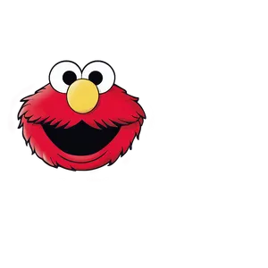 Cheerful Elmo Face For Cookies Png Fjo PNG Image