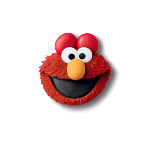 Cheerful Elmo Face For Cookies Png Uec PNG Image