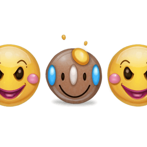 Cheerful Smile Emoji PNG bbl PNG image with transparent background