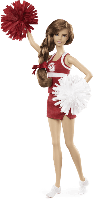 Barbie Cheerleader - University Of Oklahoma Barbie Doll, HD Png Download PNG image with transparent background