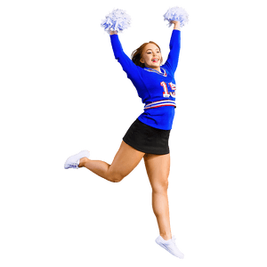 Cheerleader Jumping High PNG anb PNG image with transparent background