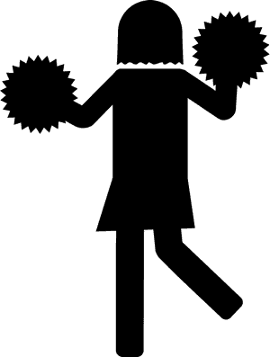 Cheerleader - Cheerleaders Icon, HD Png Download PNG image with transparent background