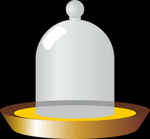 Cheese Dome Cover Clipart PNG image with transparent background