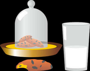 Cheese Platterand Milk Glass PNG with transparent background