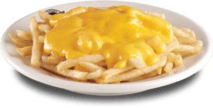 Cheesy Frieson Plate PNG with transparent background
