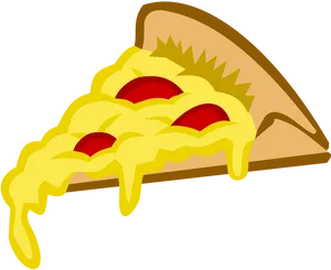 Cheesy_ Pepperoni_ Pizza_ Slice_ Clipart PNG Image