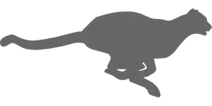 Cheetah Silhouettein Motion.jpg PNG Image