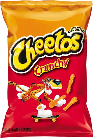 Cheetos Crunchy Snack Package PNG Image