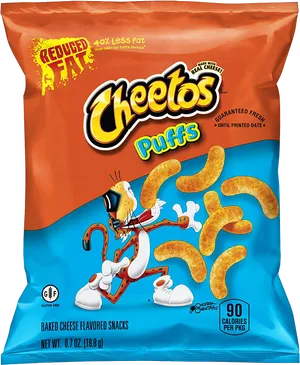 Cheetos Puffs Reduced Fat Package PNG Image