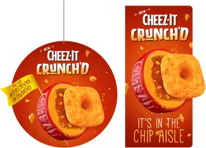 Cheez It Crunchd Advertisement PNG Image