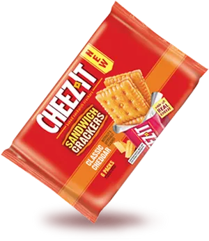 Cheez It Sandwich Crackers Package PNG Image