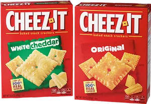 Cheez It White Cheddarand Original Boxes PNG Image