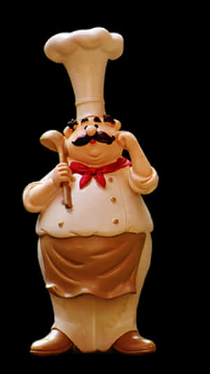 Chef_ Figurine_ Statue PNG image with transparent background