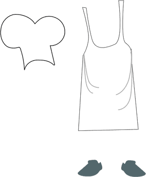 Apron Cliparts - Chef Apron Clipart, HD Png Download PNG with transparent background