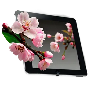 Cherry Blossom Pink Ipad Png Kfn77 PNG Image