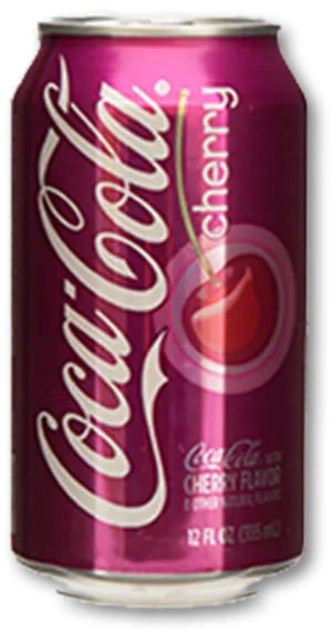 Cherry Coca Cola Can PNG Image