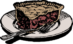 Slice Of Apple Pie Colour - Clipart Apple Pie Png, Transparent Png PNG image with transparent background