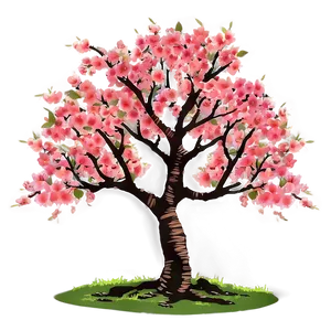 Cherry Tree Silhouette Png 42 PNG Image