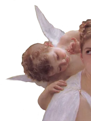 Cheruband Woman Artwork PNG Image