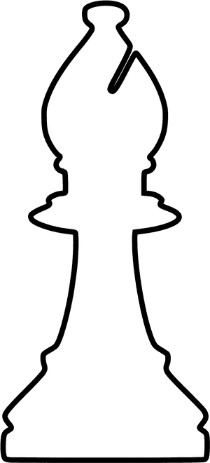 Alfil De Ajedrez Para Colorear, HD Png Download PNG image with transparent background