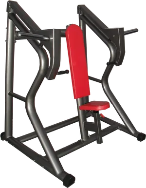 Chest Press Machine Isolated PNG Image