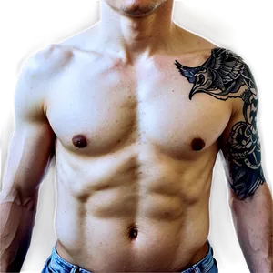 Chest Tattoo B PNG Image