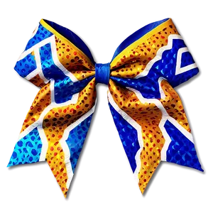 Chevron Cheer Bow Png 06212024 PNG Image