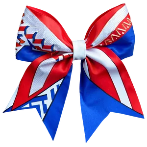 Chevron Cheer Bow Png Wxi PNG Image