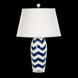Chevron Pattern Table Lamp PNG image with transparent background