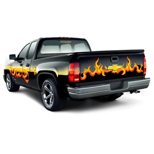 Chevy Truck With Flames Png Xdb46 PNG Image