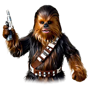 Chewbacca Black And White Png Vud PNG Image