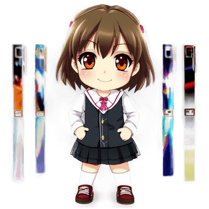 Chibi Anime Girl PNG 05032024 PNG image with transparent background