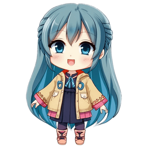 Chibi Anime Girl PNG 61 PNG image with transparent background