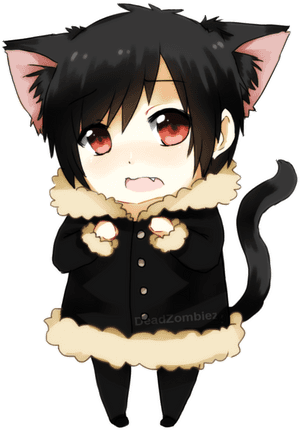 Chibi Black Hair Boy Png, Transparent Png PNG image with transparent background