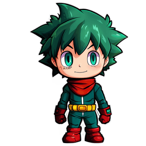 Chibi Deku PNG pfq17 PNG image with transparent background