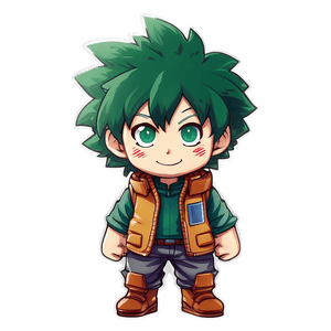 Chibi Deku PNG wru68 PNG image with transparent background