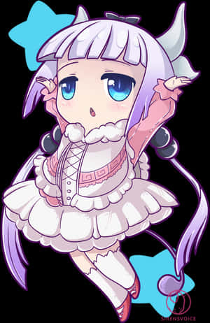I Adored Kanna On Miss Kobayashi's Dragon Maid - Cartoon, HD Png Download PNG image with transparent background