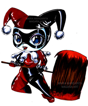 Transparent Harley Quinn New 52 Png - Chibi Harley Quinn Png, Png Download PNG with transparent background