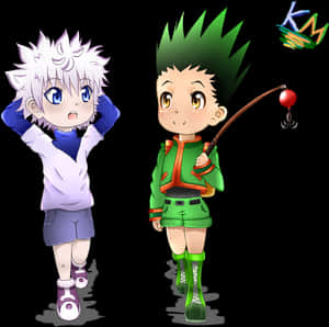 Chibi Hunter Characters PNG image with transparent background