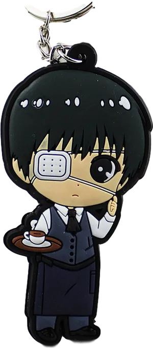 Chibi Kaneki Keychain PNG Image