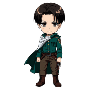 Chibi Levi Ackerman PNG vmh PNG image with transparent background