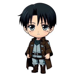 Chibi Levi Cute PNG 06112024 PNG with transparent background
