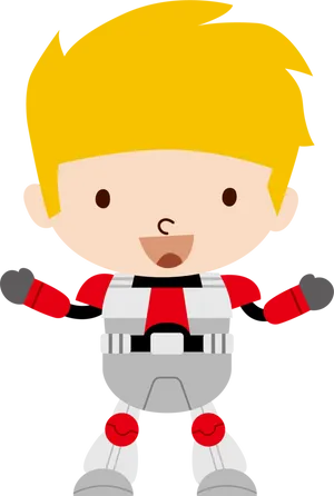 Chibi Luke Skywalker Star Wars PNG Image