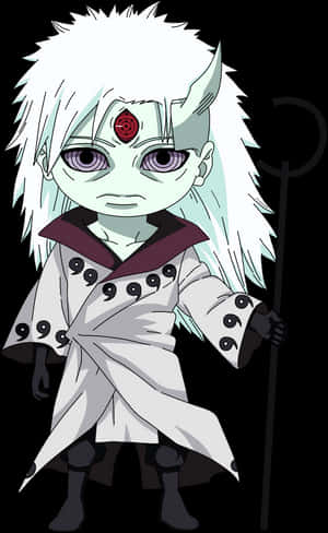 Chibi_ Madara_ Uchiha_ Anime_ Character PNG image with transparent background