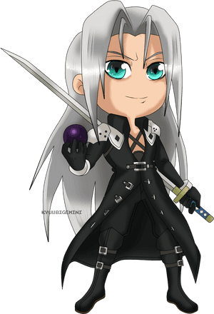 Chibi Sephiroth Png, Transparent Png PNG image with transparent background