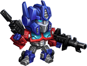 Transformers 4 Optimus Prime Chibi , Png Download, Transparent Png PNG