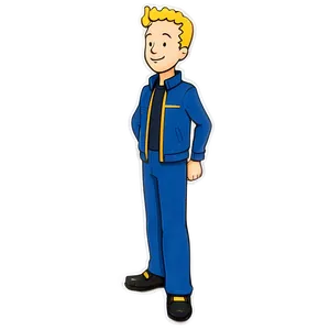 Chibi Style Vault Boy Png Okf58 PNG Image