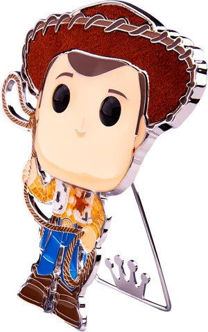 Chibi Woody Figurine Stand PNG Image